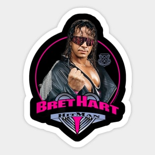 Bret Hart The Hitman Hart Sticker